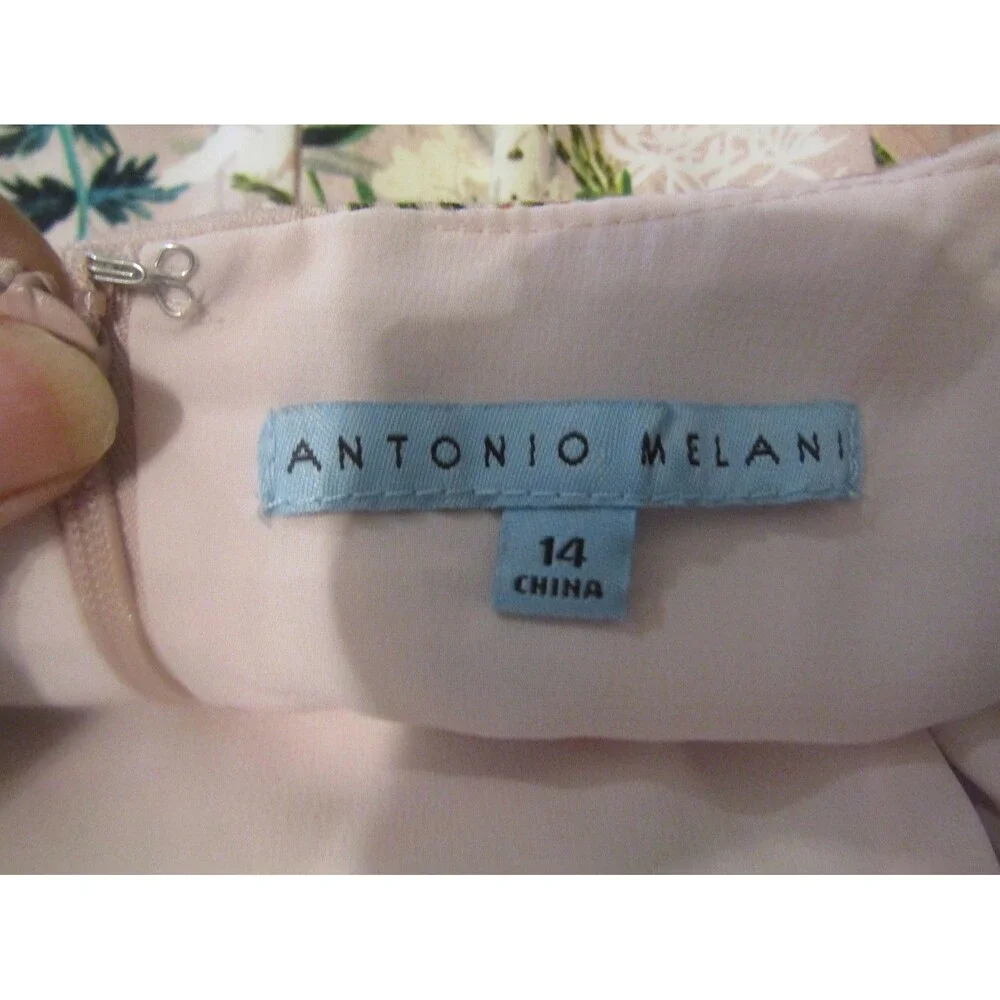 Antonio Melani Women’s Floral Fit & Flare Cotton Lined Dress – Size 14